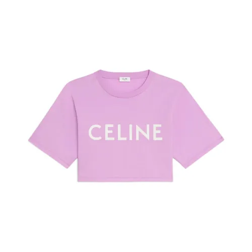 CELINE SS22 CROP TOP Женский Фиолетовый