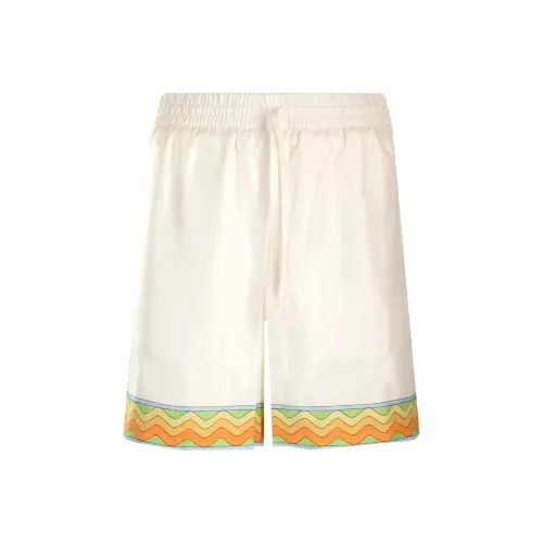 CASABLANCA Повседневные шорты Мужские Белые