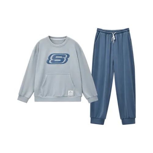 Skechers Pajama Комплект Женский Светло-Синий