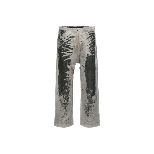 DIESEL Gray Men's Casual Pants DIESEL Серый Мужские Повседневные Брюки