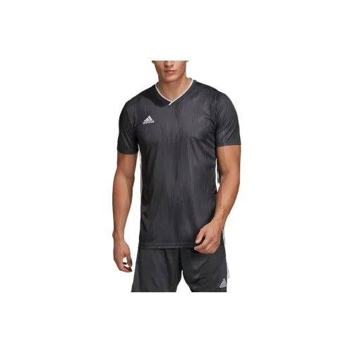 Adidas Черная Мужская Футбольная Джерси