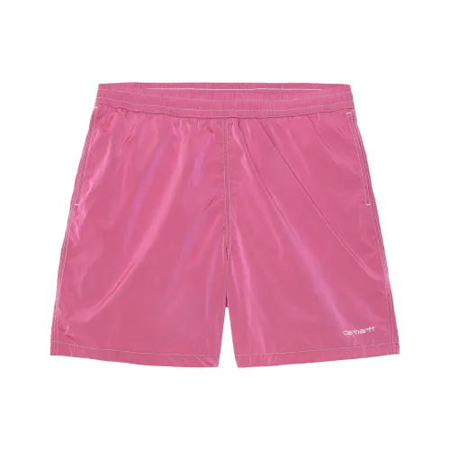 Carhartt WIP SS25 Canby Плавание Транкс Плавки Мужской Фуксия