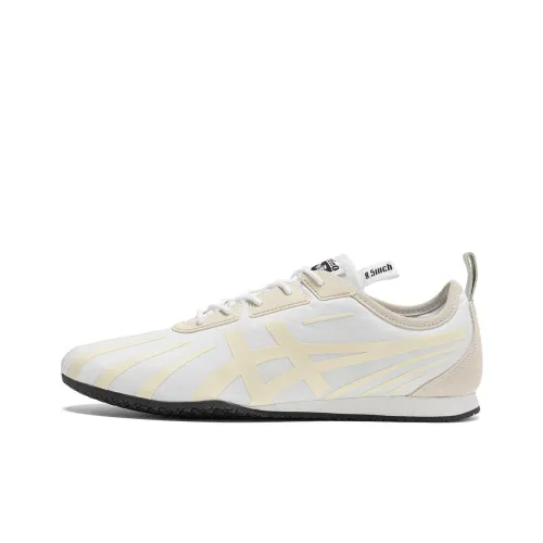 Onitsuka Tiger Tirrack Slip-resistant Abrasion-resistant Low Top Casual Unisex Ecru Onitsuka Tiger Tirrack Противоскользящий Устойчивый к истиранию Низкий Топ Повседневный Унисекс Экрю