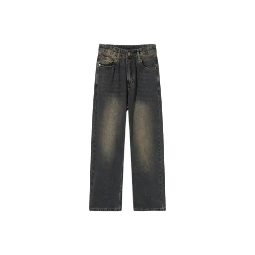 GURBAKS Джинсы Мужские Винтажные Синие