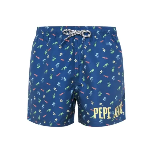 Pepe Jeans Мужские Плавательные Шорты Синего Цвета