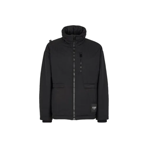 FENDI Черная мужская лыжная куртка