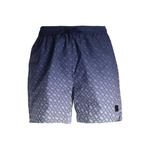 Boss FW24 Пляжные шорты Мужские Морской синий
