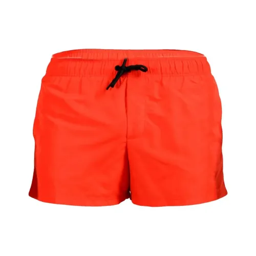 VERSACE Повседневные шорты Мужские Красные