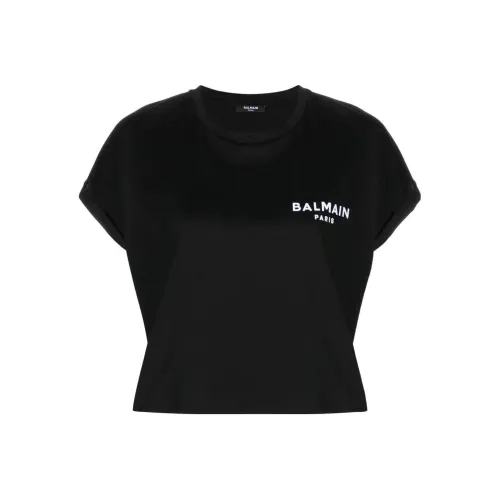 BALMAIN Черный Женские Короткие Топы