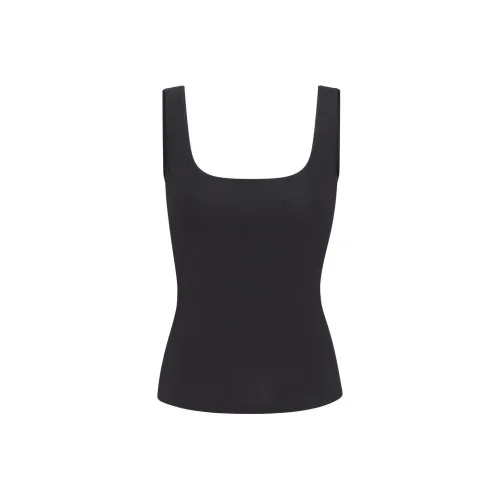 SKIMS Темно-серый Женский топ без рукавов