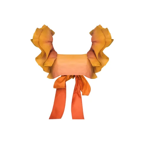 Zimmermann CROP TOP Женские Оранжевый