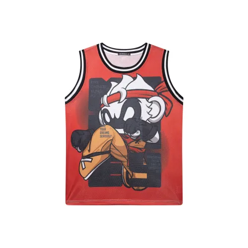 FireMonkey Красный Унисекс Баскетбольная Джерси