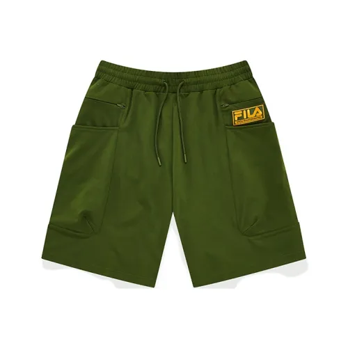 FILA FUSION FILA FUSION Hakusan l collaboration Collection Джунгли Яшмовый Мужские Спортивные Шорты