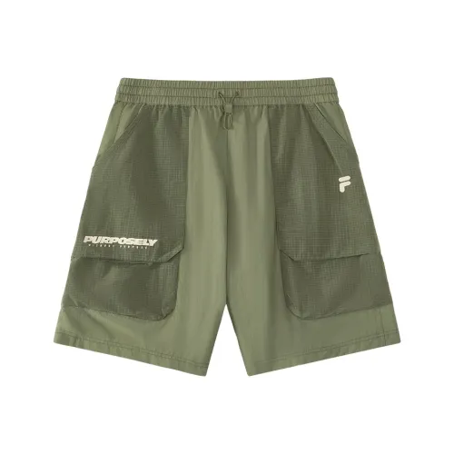 FILA FUSION Verdant Морской Зеленый Мужские Повседневные Шорты