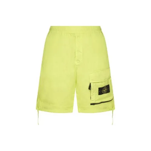 Stone Island Повседневные шорты Мужские Желтые