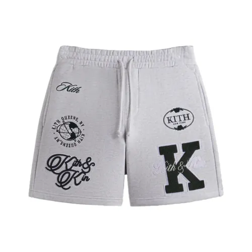 KITH Collaboration Light Gray Men's Casual Shorts