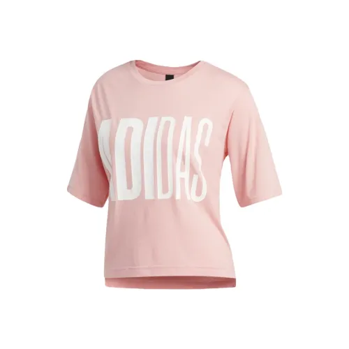 Adidas Розовые Женские Короткие Топы