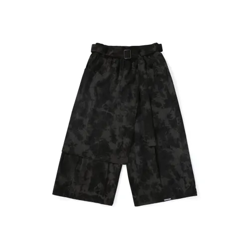 GENANX Черные Унисекс Повседневные шорты