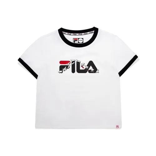 FILA FUSION T-Shirt Женская Стандартная Белая