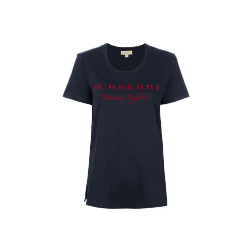 Burberry Стандартная T-рубашка Женская Морской синий