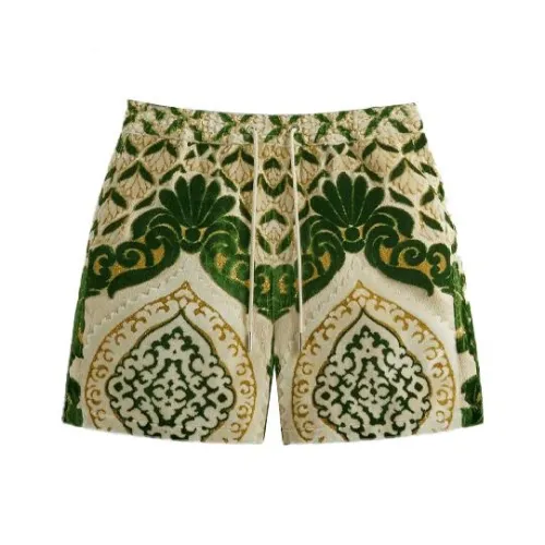 Kith Зеленые Унисекс Повседневные Шорты