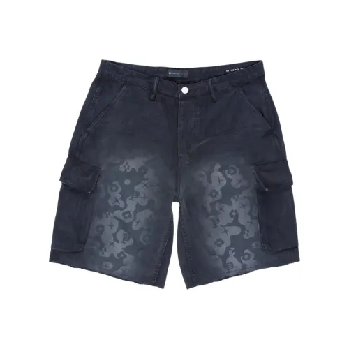 PURPLE BRAND Карго шорты мужские индиго