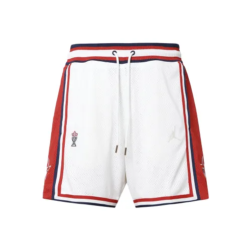 Jordan x Trophy Room Баскетбольные шорты Унисекс Белый