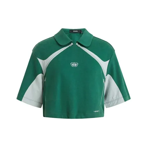 UPON PRO Зеленые Женские Короткие Топы