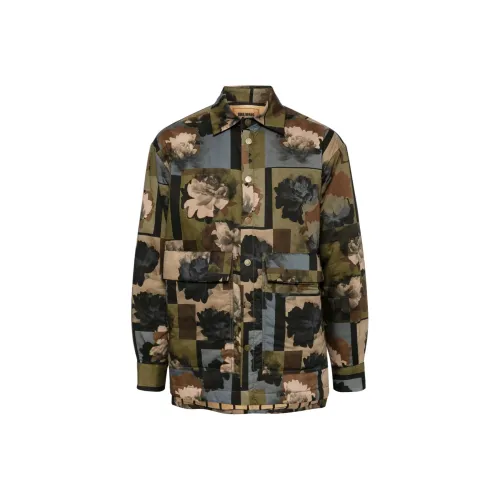 UMA WANG Хлопковый пуховик мужской хаки