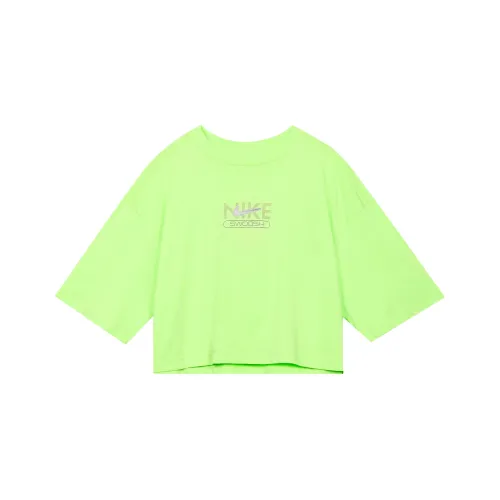 NIKE Зеленые Женские Короткие Топы