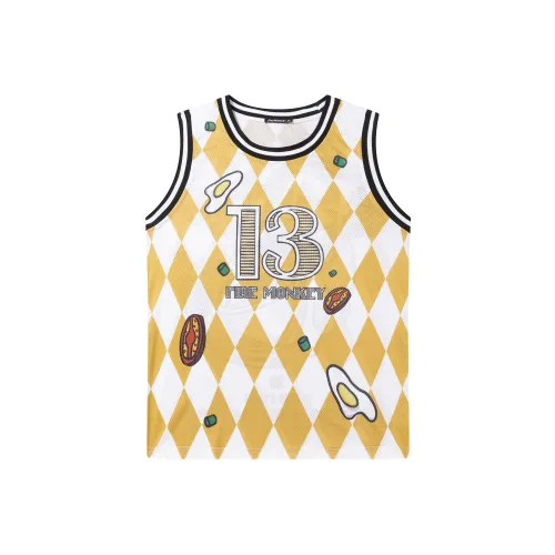 FireMonkey Белый Унисекс Баскетбольная Джерси