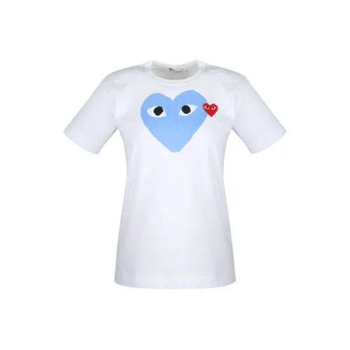 CDG Play Белые Женские Футболки