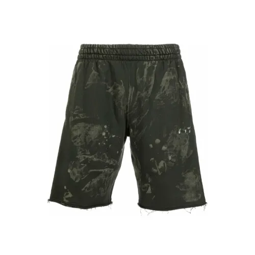 OFF Белый SS21 Зеленый Мужские спортивные шорты