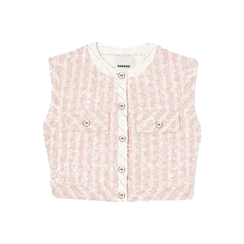 SANDRO Year of the Dragon capsule series Розовые Женские Майки