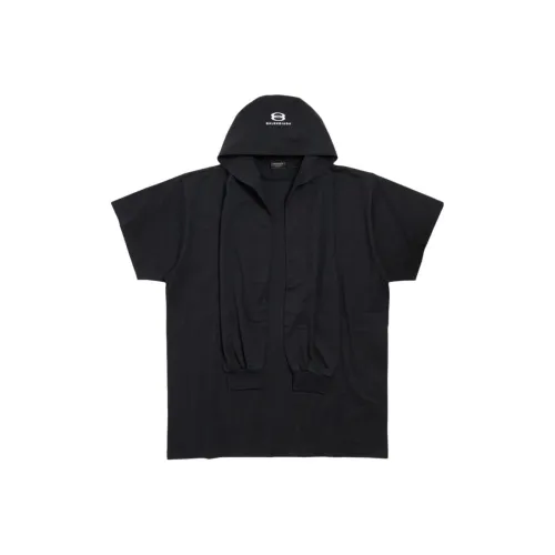 Balenciaga Мужские черные футболки