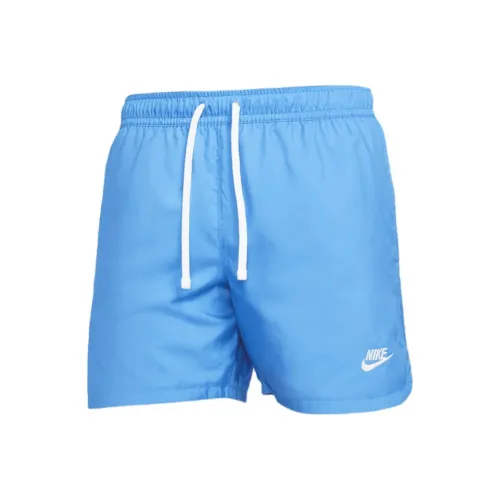 Nike Light Blue Men's Casual Shorts Nike Светло-голубые Мужские Повседневные Шорты
