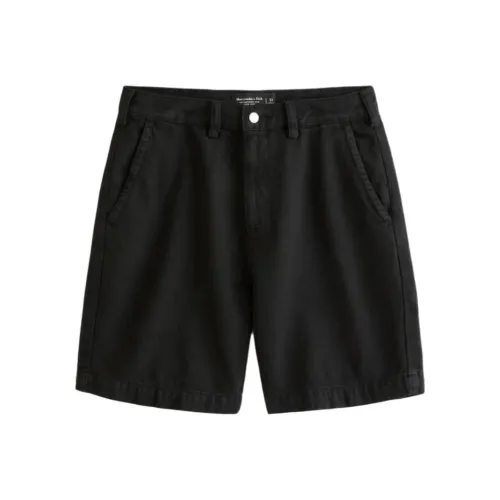 Abercrombie＆Fitch Джинсовые шорты Мужской Черный