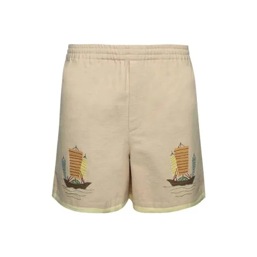 Bode Khaki Мужские Повседневные Шорты