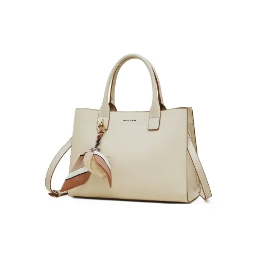 PIERRE CARDIN Коровья кожа Спилок Сумка через плечо Сумка через плечо Сумка Обычная Женская Синий Бежевый Молочно-чайный