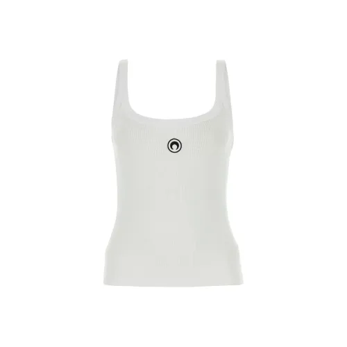 Marine Serre Майка Женская Белая