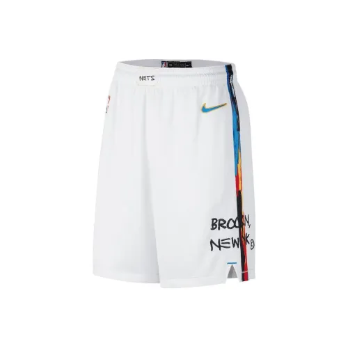 Nike Brooklyn Nets Белый Мужские баскетбольные шорты