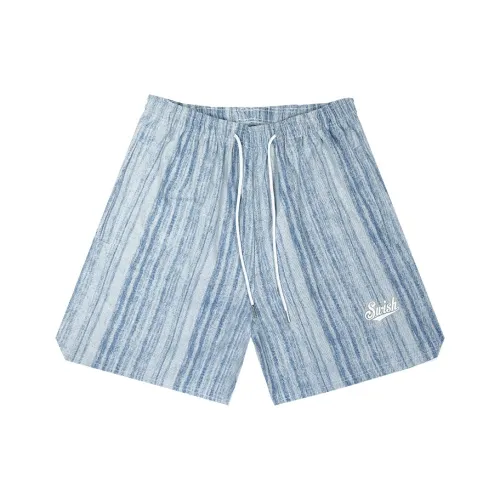 SWISH THE BALL IN Джинсовые шорты Унисекс Light Синий