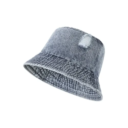 NOMK Cotton Bucket Hats Унисекс Темно-синий Светло-синий