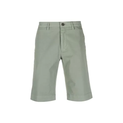Canali Повседневные шорты Мужские Шалфейно-зеленый