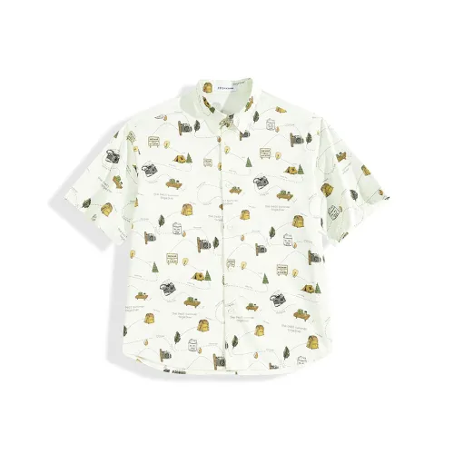 PEACEBIRD MEN Рубашка Мужская Бежевая Партия 1