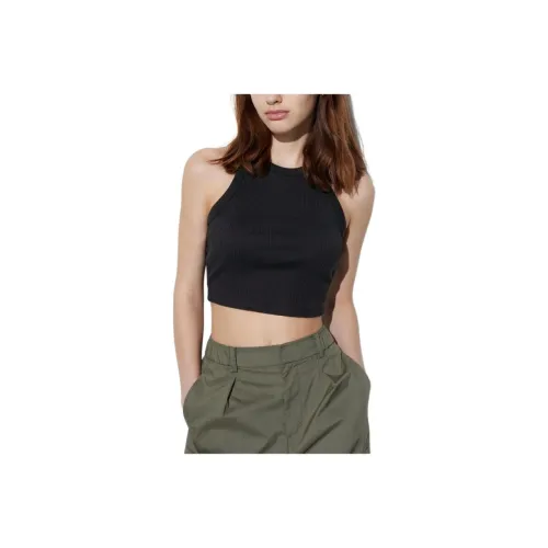 UNIQLO Черные Женские Майки