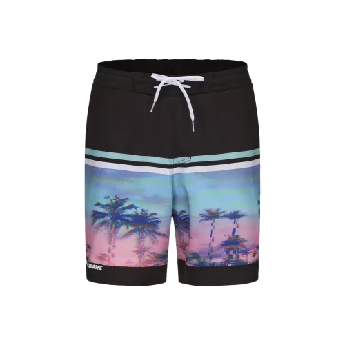 DECATHLON 100 Series Пляжные шорты Мужские Черные