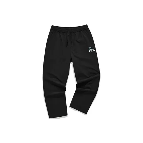 FILA FUSION Темно-черные спортивные брюки для мужчин