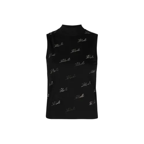 KARL LAGERFELD Майка Женская Черная