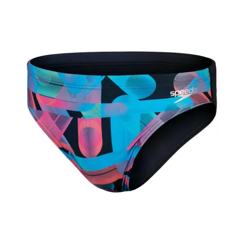 Speedo Плавательные шорты Мужские Морской синий Красный